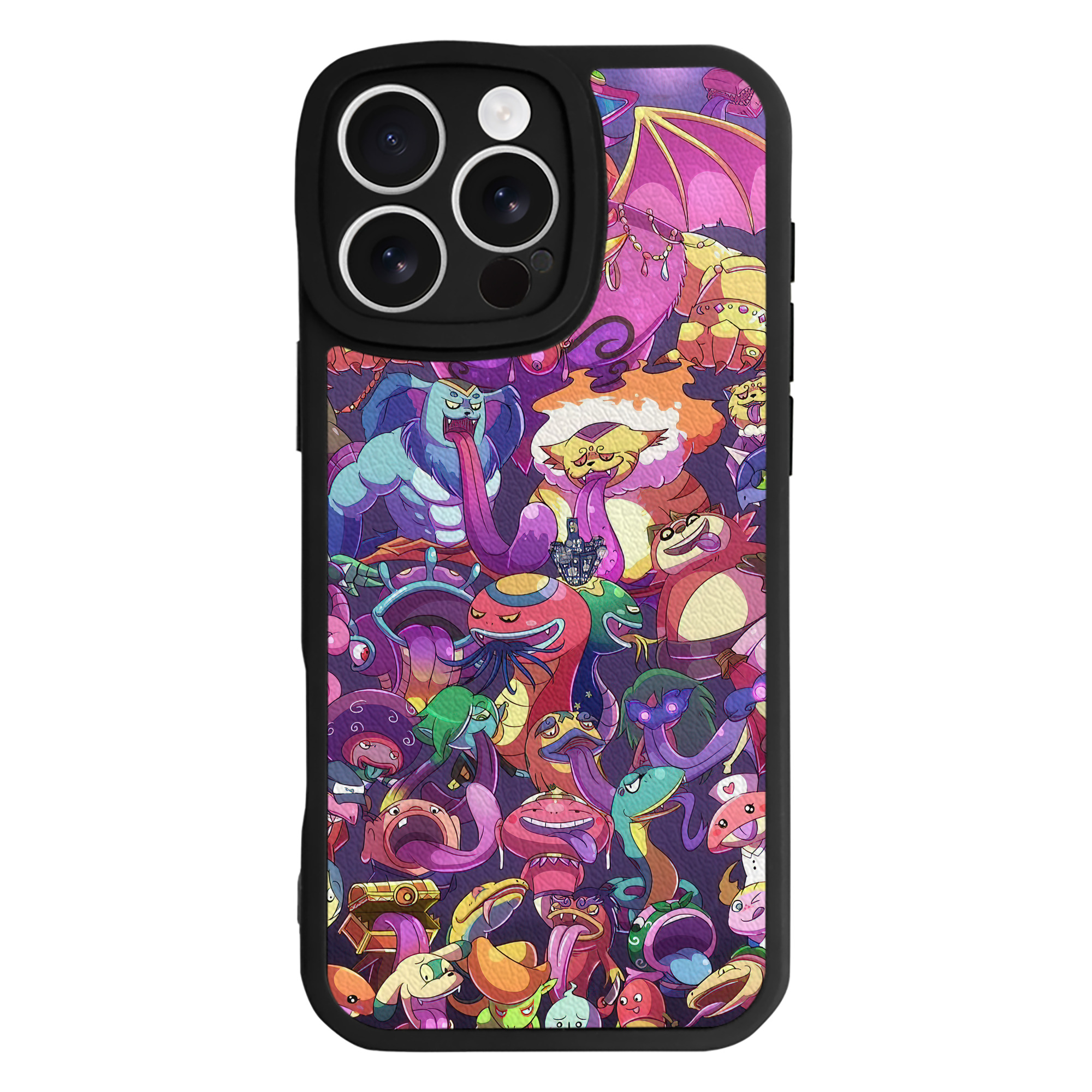 （画像用） 妖怪ウォッチ Yo-kai Watch 【iPhone 16シリーズ対応】シリコンスマホケース（レザー調） 材質：シリコン